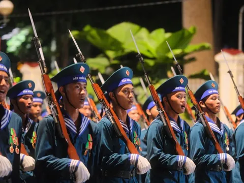 Những khoảnh khắc đẹp trong buổi hợp luyện diễu binh lần 2 tại Tp.HCM